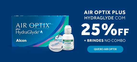 Lentes Air Optix LEVE 4 PAGUE 3 + BRINDES